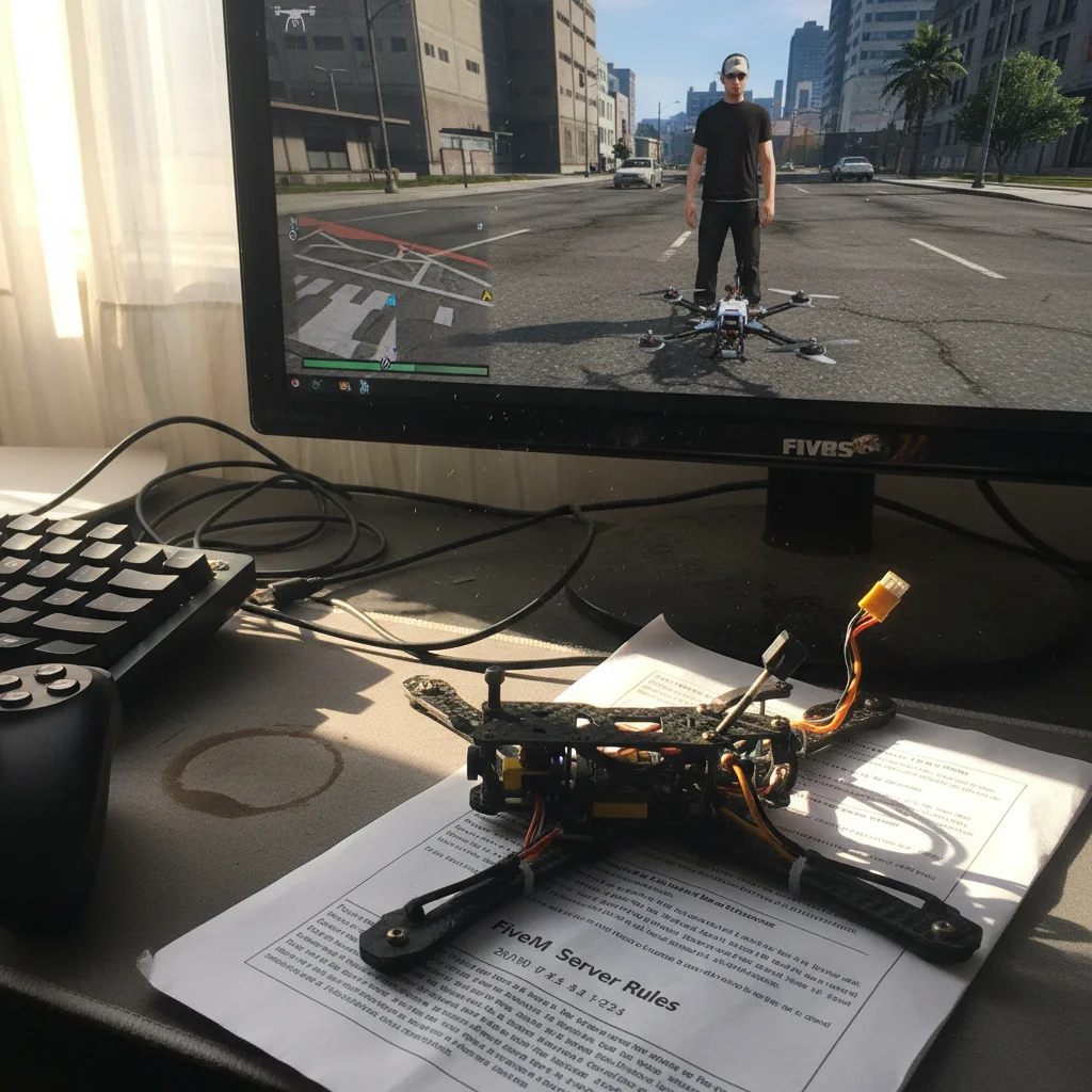 FPV в GTA 5 RP: как работает квадрокоптер в ролевых серверах